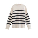 Blusa De Frio Feminina Listrada