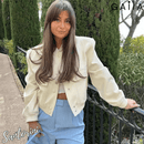 Jaqueta Bomber Santorini - Gola Redonda e Manga Comprida