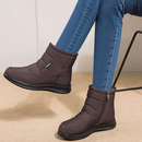 Bota Feminina de Inverno Cano Curto Alice - Flexível, Impermeável e Antiderrapante