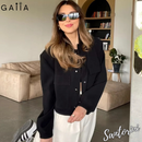 Jaqueta Bomber Santorini - Gola Redonda e Manga Comprida