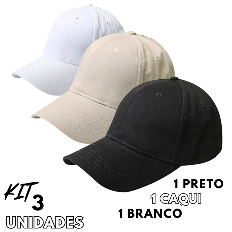 Boné Feminino PonyCap - Proteção UV+50 (Leve o Kit e Economize)
