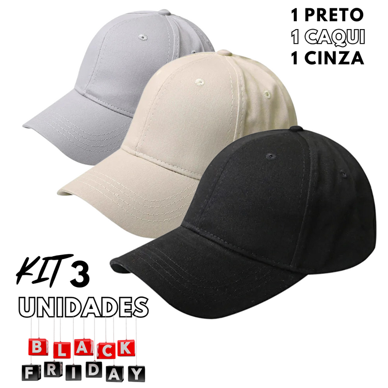 Boné Feminino PonyCap - Proteção UV+50 (Leve o Kit e Economize)