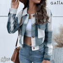 Jaqueta Feminina Xadrez Alice