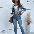 Jaqueta Feminina Xadrez Alice