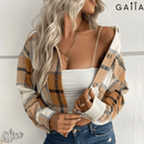 Jaqueta Feminina Xadrez Alice