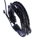 Kit Men Hype - Conjunto de 4 Pulseiras de Couro
