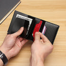 PROTECT CARBON - Carteira slim com proteção RFID