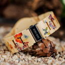 Relógio de Madeira Butterfly