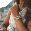 Relógio de Madeira Butterfly