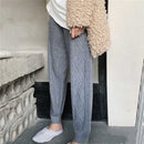 Calça de Inverno Feminina Casual em Moletom Malha Quente Grossa - Marken™