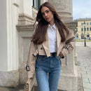 Jaqueta Feminina Estilo Cropped Casual - Norpojin™