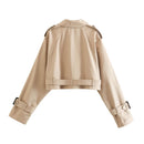 Jaqueta Feminina Estilo Cropped Casual - Norpojin™