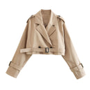 Jaqueta Feminina Estilo Cropped Casual - Norpojin™