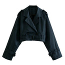 Jaqueta Feminina Estilo Cropped Casual - Norpojin™
