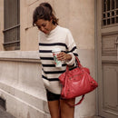 Blusa De Frio Feminina Listrada