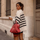 Blusa De Frio Feminina Listrada