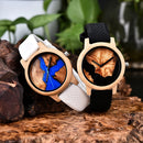 Relógio de Madeira River Green