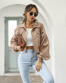Casaco Feminino De Veludo