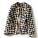 Casaco Feminino Vintage Xadrez