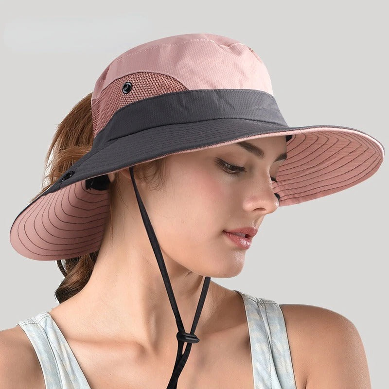 HAT SUN® - Chapéu de Sol Dobrável Com Proteção UV 50