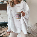 Suéter Feminino De Algodão