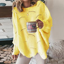 Suéter Feminino De Algodão